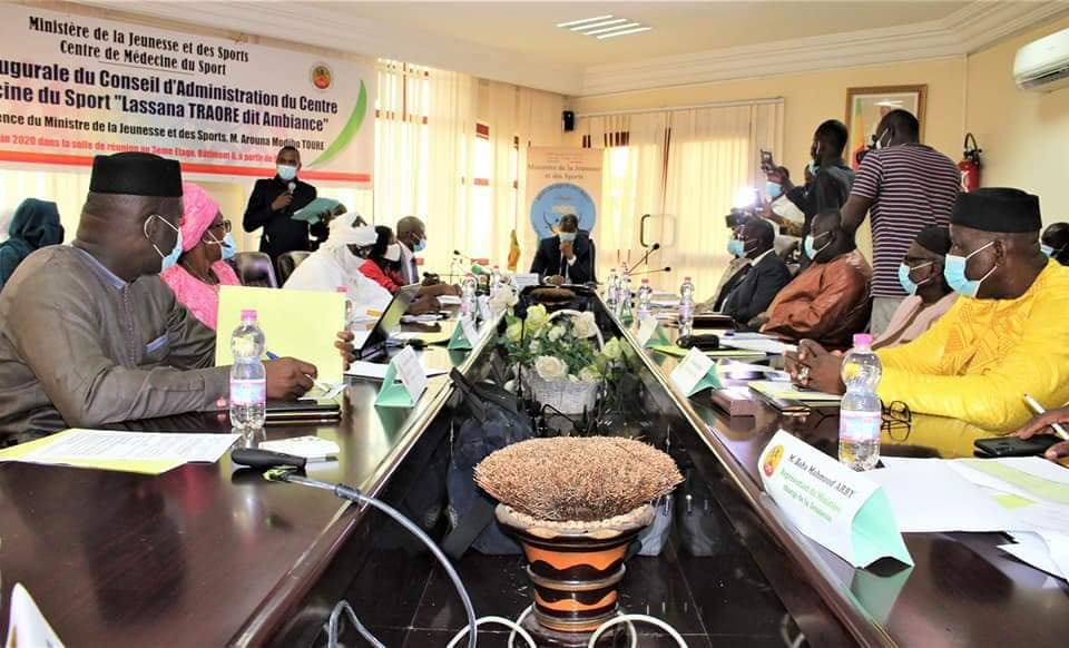 Session inaugurale du Conseil d’Administration du Centre de Médecine du Sport ‘’Lassana Traoré- dit Ambiance’’