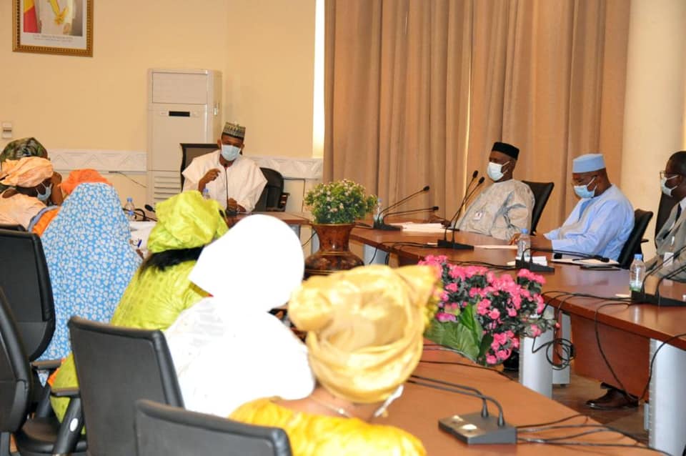 Primature: Audience du Collectif des Femmes pour la Libération de Soumaila Cissé