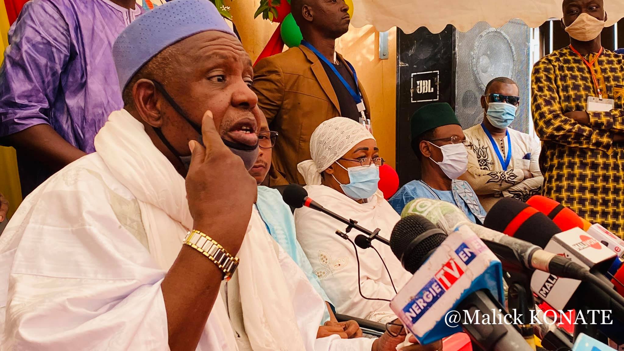 Point de presse de l'imam Mahmoud DICKO au siège de la CMAS