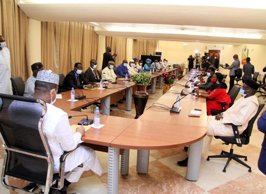 DÉCRISPATION: La Convergente des Forces Républicaines [CFR] reçue par le Premier ministre.