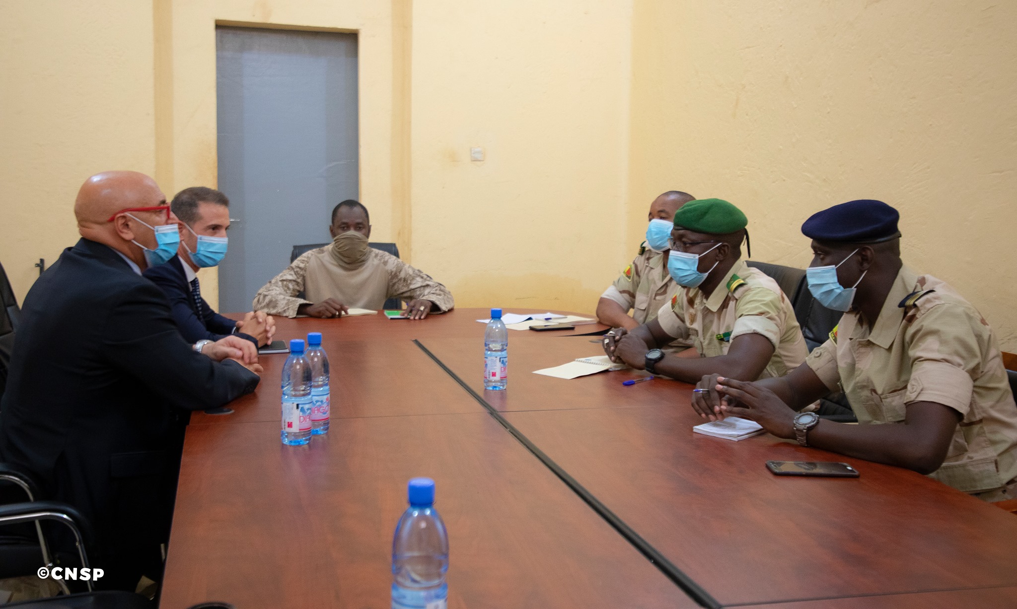 Une journée d’audience diplomatique avec les membres du CNSP.