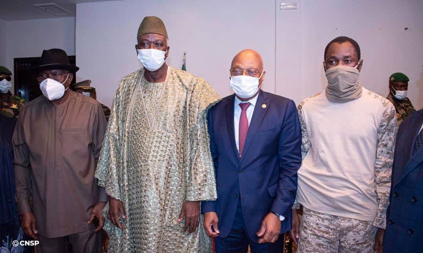 Une mission de la CEDEAO en visite à Bamako, conduite par M. Goodluck Jonathan