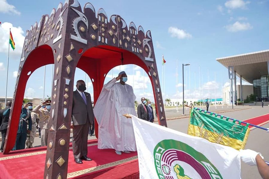 Visite du Président en exercice de la CEDEAO au Mali !