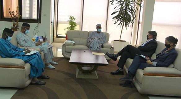 Audience : le ministre de l'Économie et des Finances a reçu l’ambassadeur des Etats Unis.