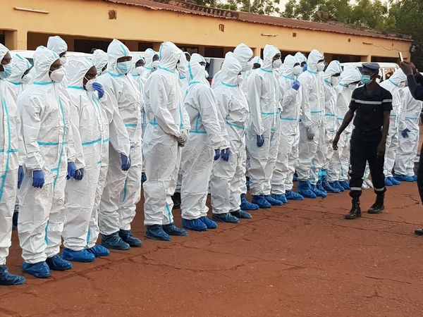 Covid19: La pulvérisation des marchés et gares routières de la capitale