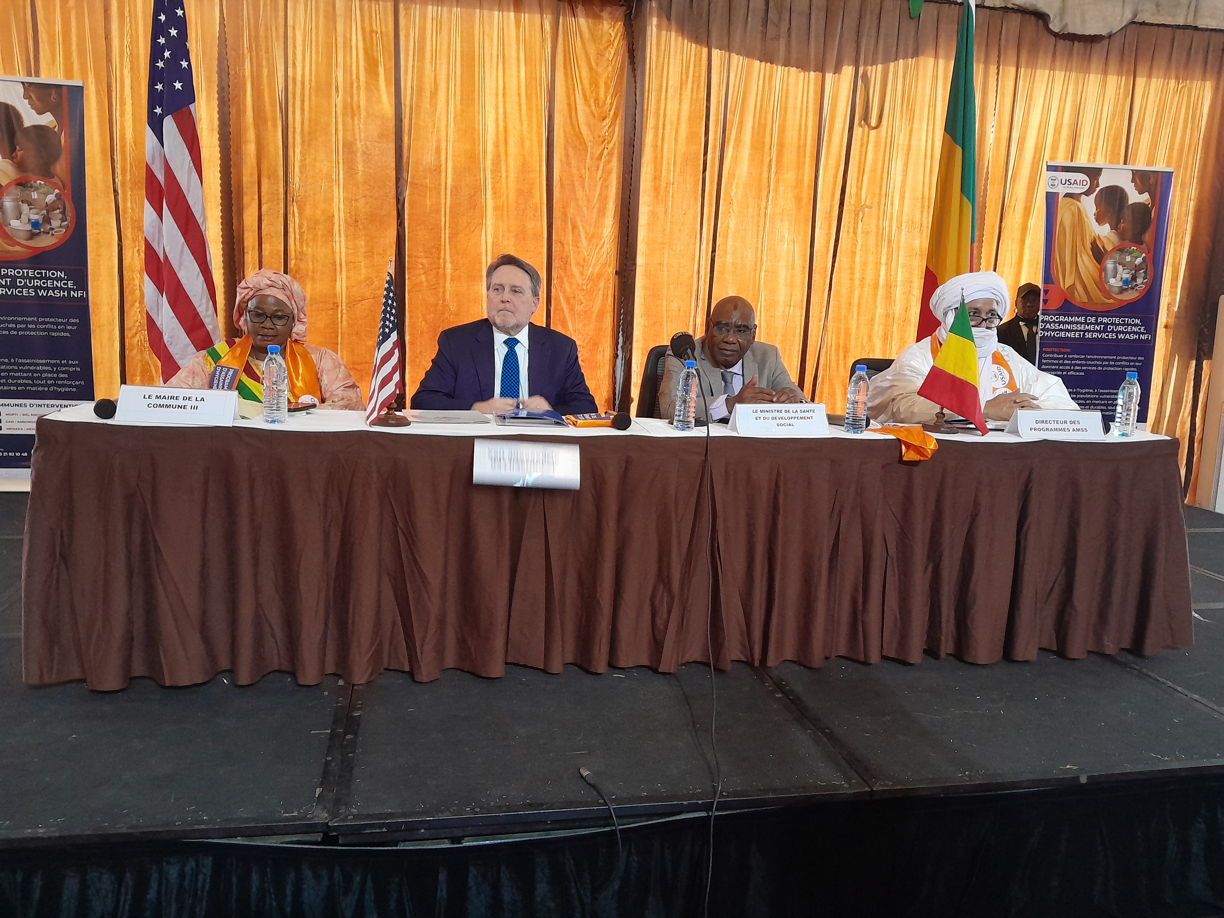 AMSS : Lancement du Programme de Protection, d'Assainissement d'Urgence, d'Hygiène et Services WASH NFI