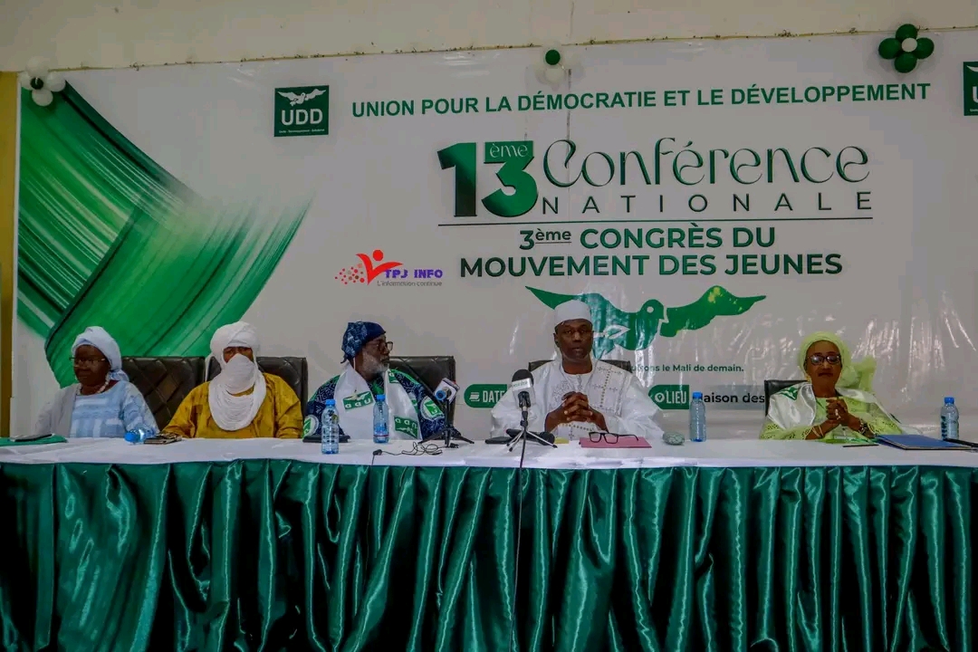 13e Conférence nationale de l’UDD : Le parti appelle les autorités de la Transition à poser des actes pour favoriser un climat de confiance