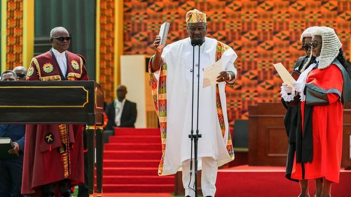 John Dramani Mahama investi président du Ghana