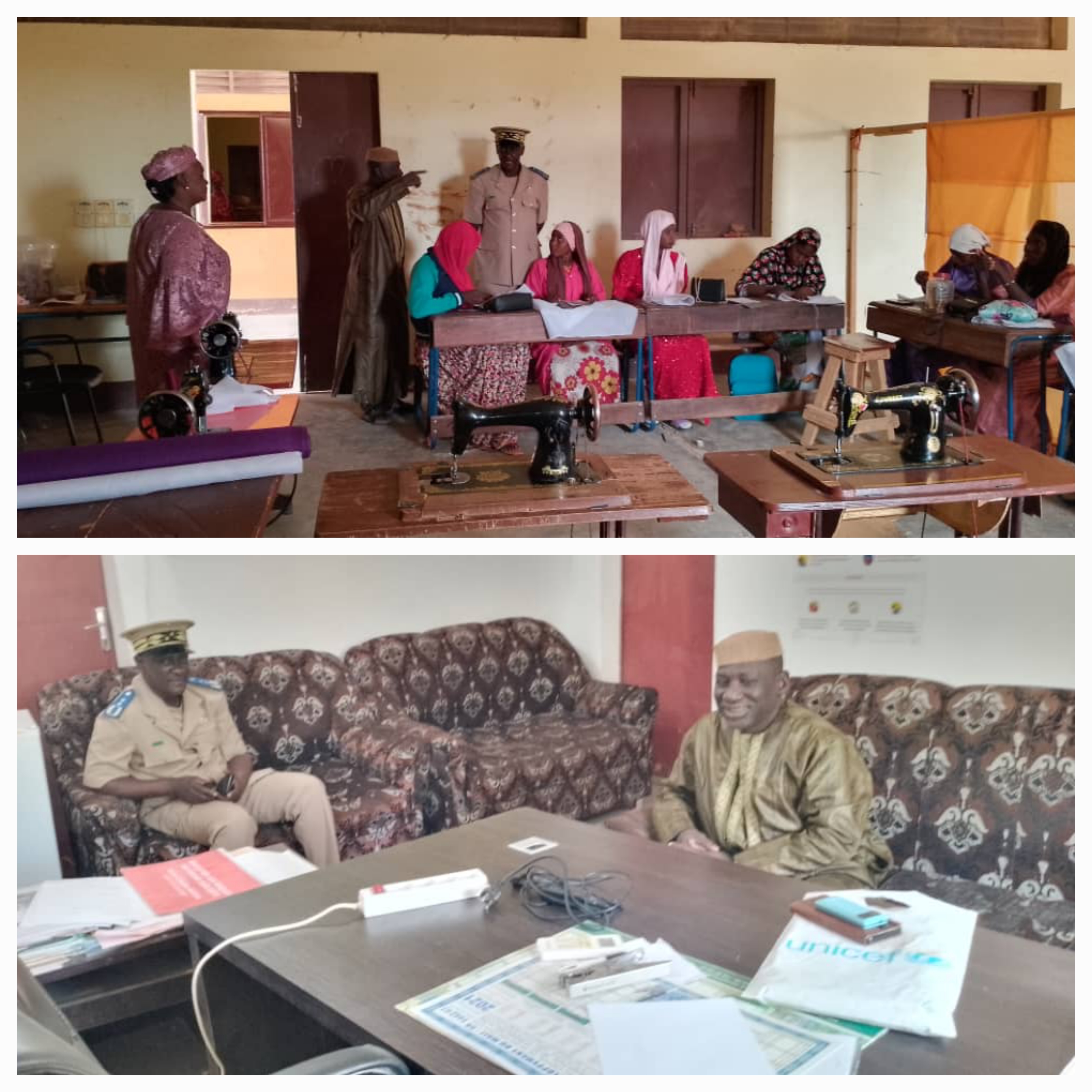 BOUREM : Visite inopinée de courtoisie du préfet du cercle de Bamba au CAP de Bourem