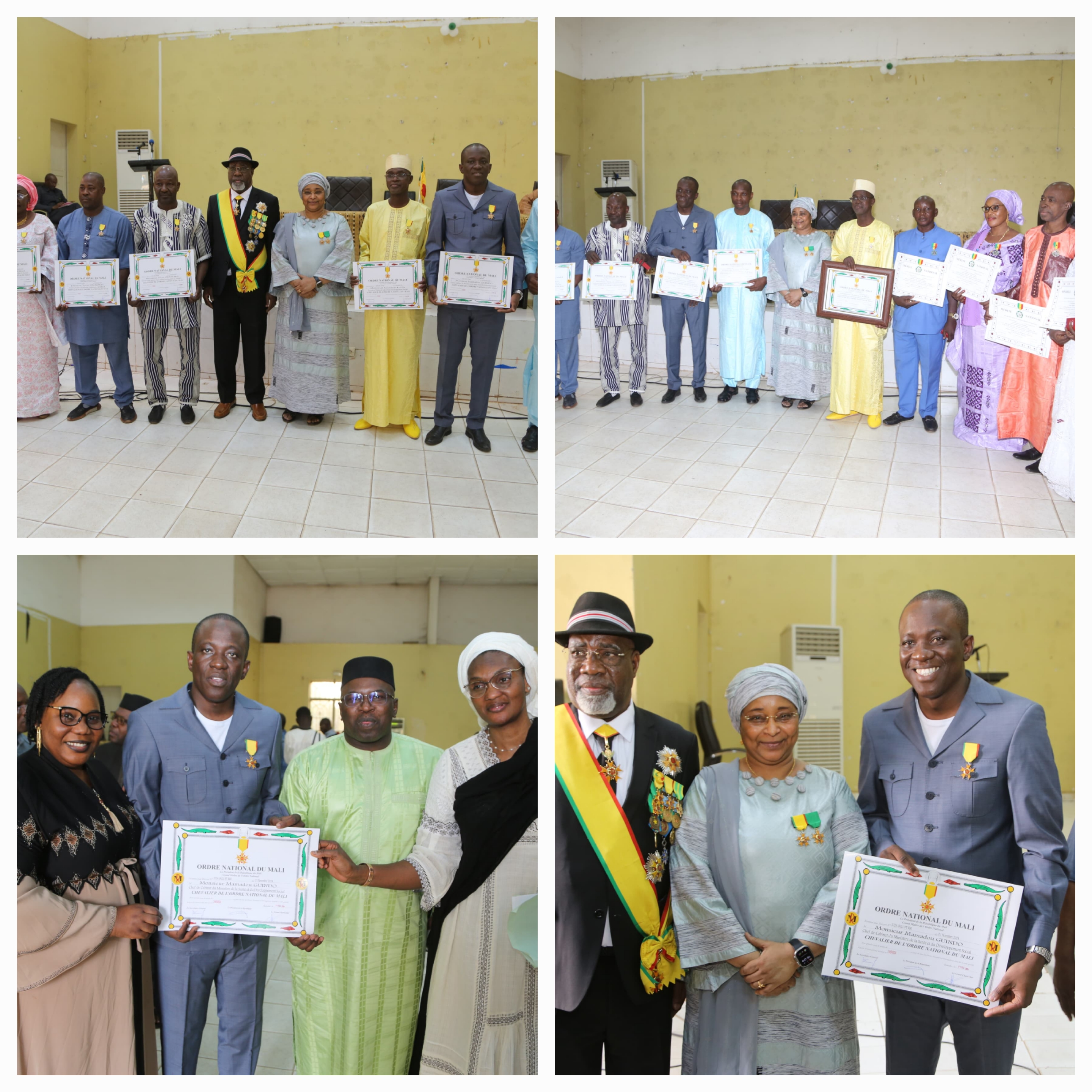 Cérémonie de distinction : Le mérite de 22 agents du ministère de la Santé et du Développement Social reconnu.