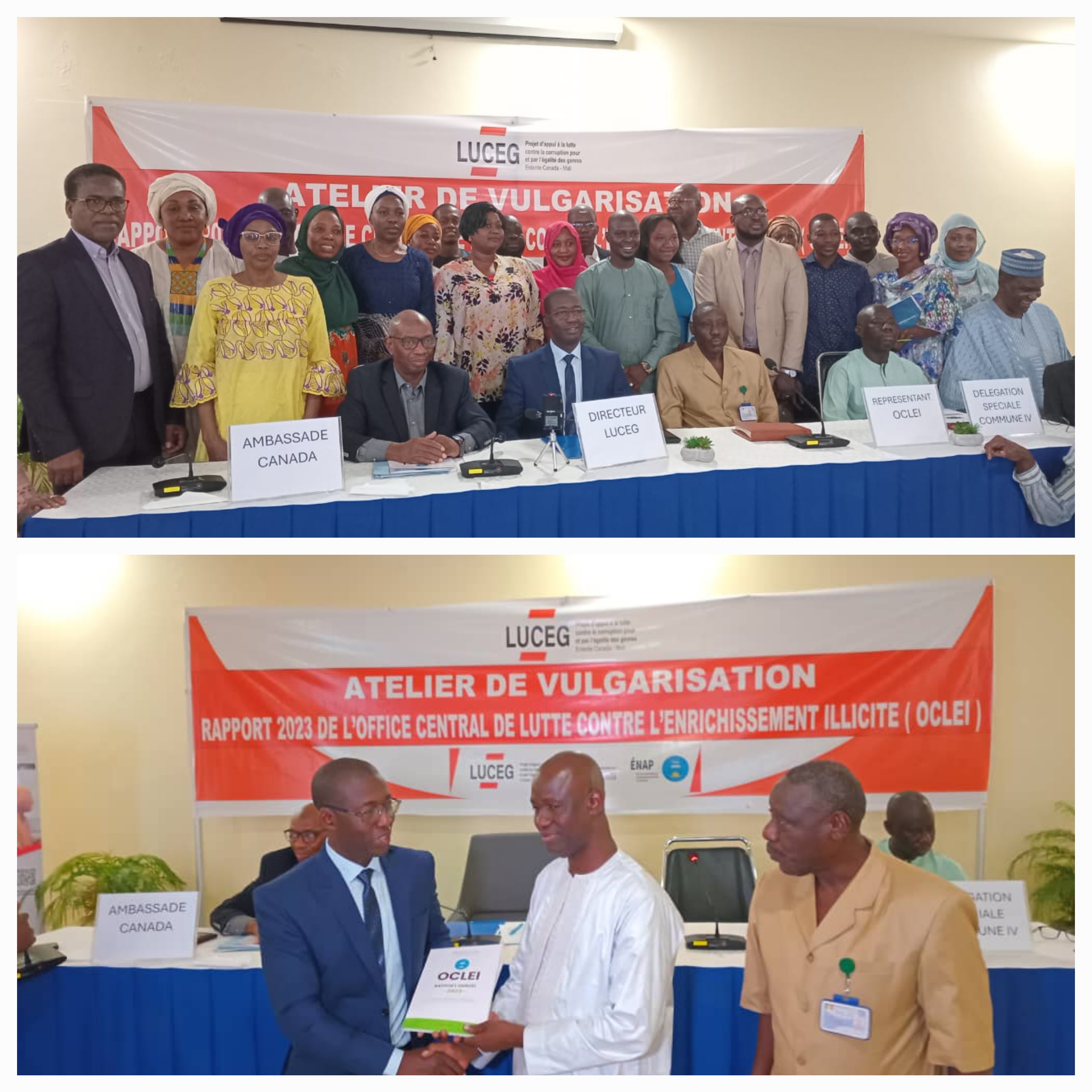 Rapport 2023 de l’OCLEI : Le contenu vulgarisé auprès de 80 responsables d’OSC !