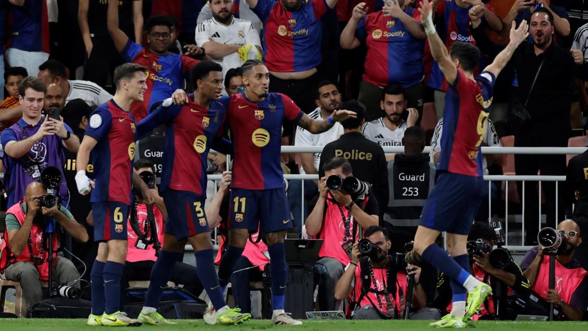 Supercoupe d’Espagne : le Barça humilie le Real Madrid et remporte le titre !