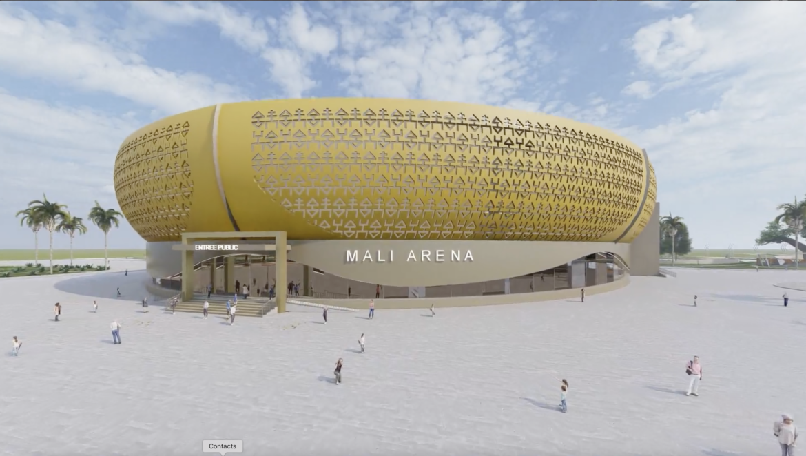 Mali Arena : le Président de la Transition pose la première pierre d’un complexe sportif aux normes internationales