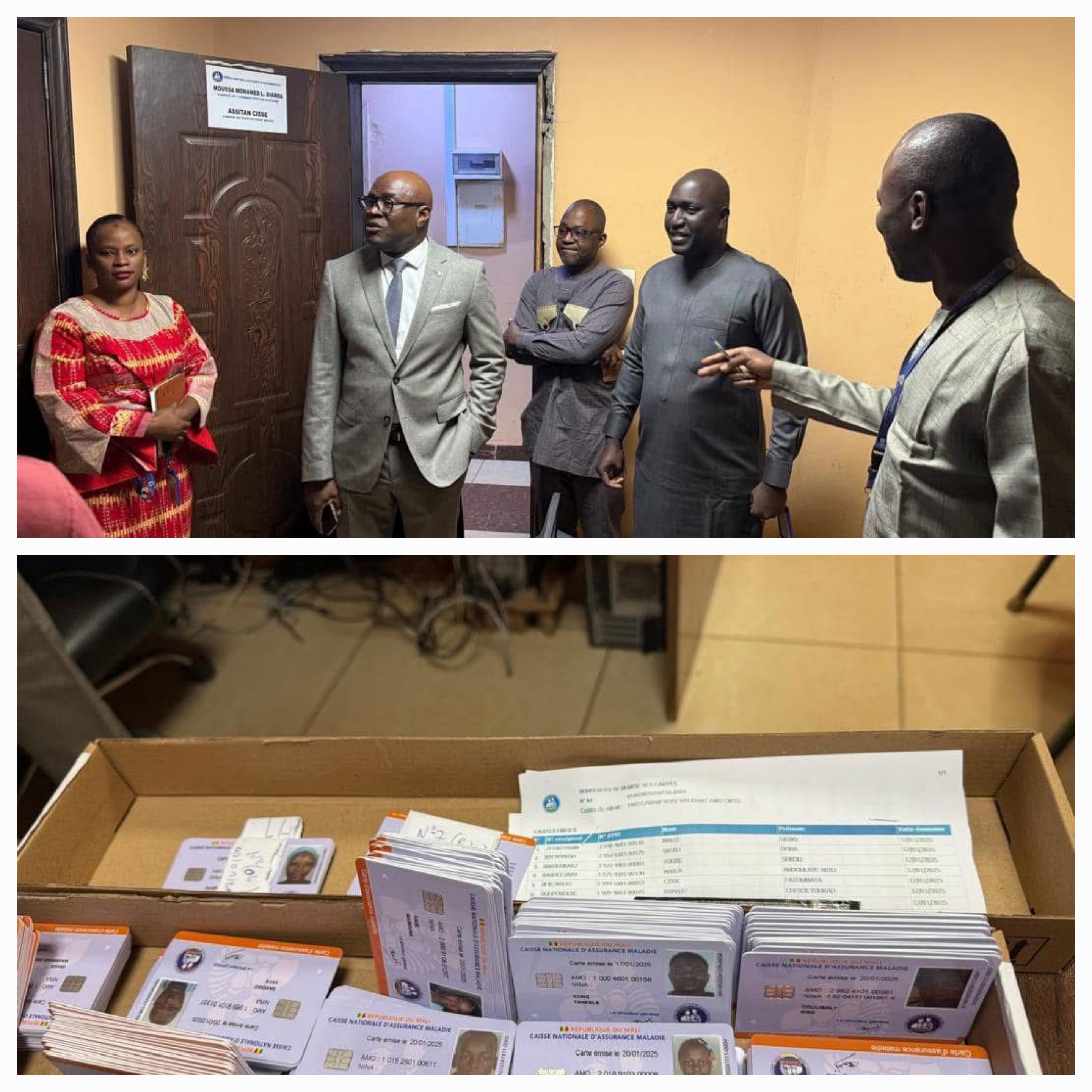 CANAM : Pour une production et distribution efficace des cartes AMO