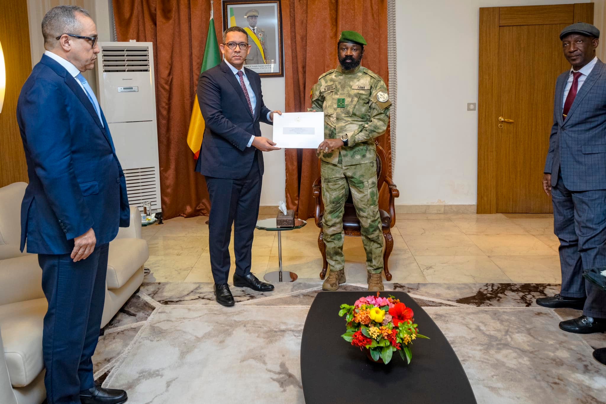 Audience du Président de la Transition au Haut-Commissaire de l’OMVS