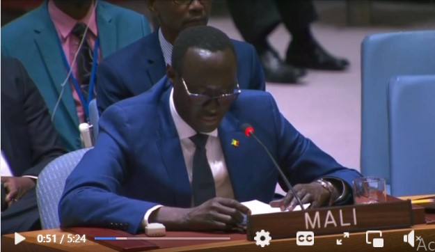 Discours prononcé au nom de la Confédération des États du Sahel par l'Ambassadeur, Représentant permanent du Mali auprès des Nations Unies