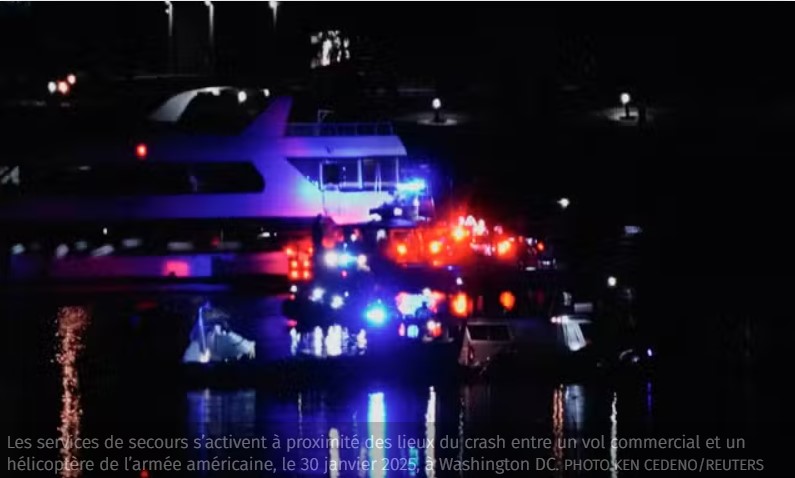 États-Unis. Crash aérien à Washington : plusieurs corps repêchés dans le Potomac