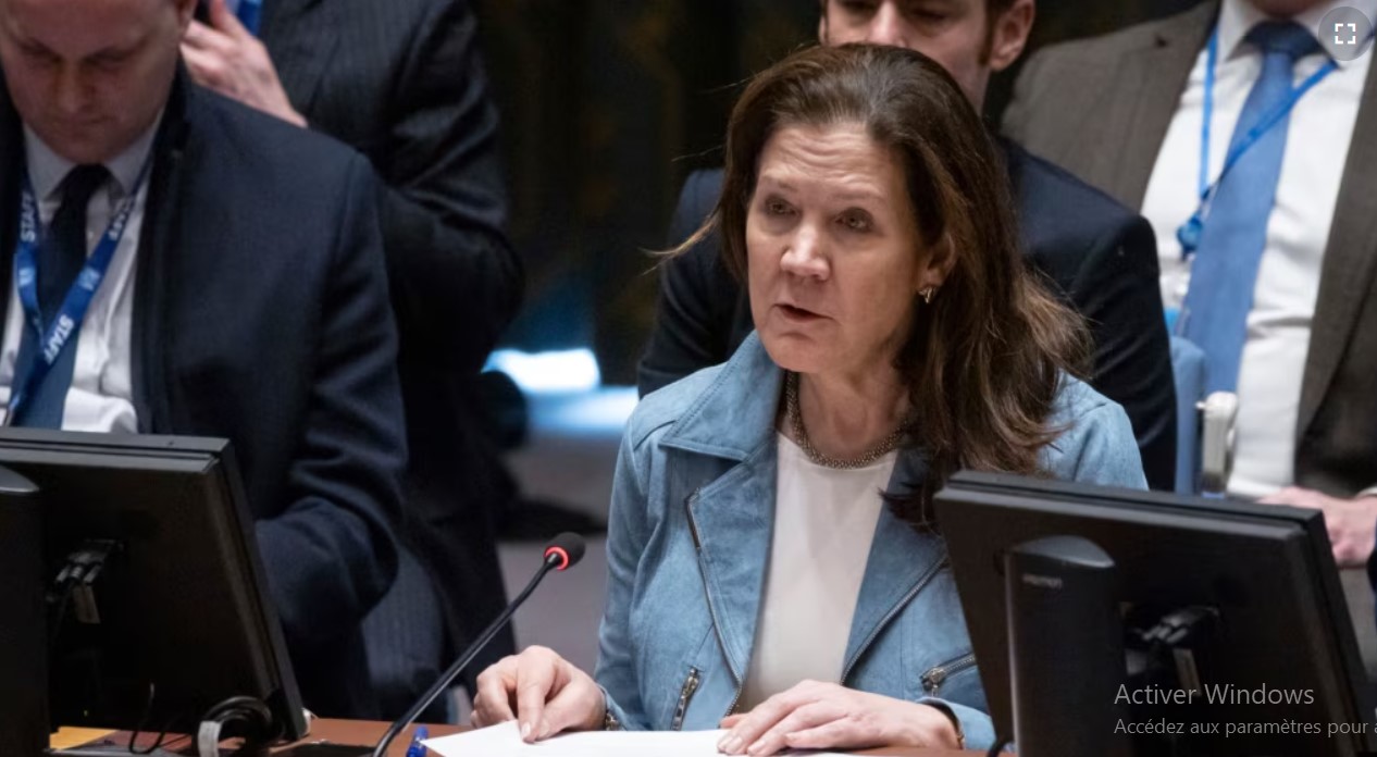 Ambassadrice Dorothy Shea, chargée d’affaires par intérim : “Nous exhortons au respect de la souveraineté”