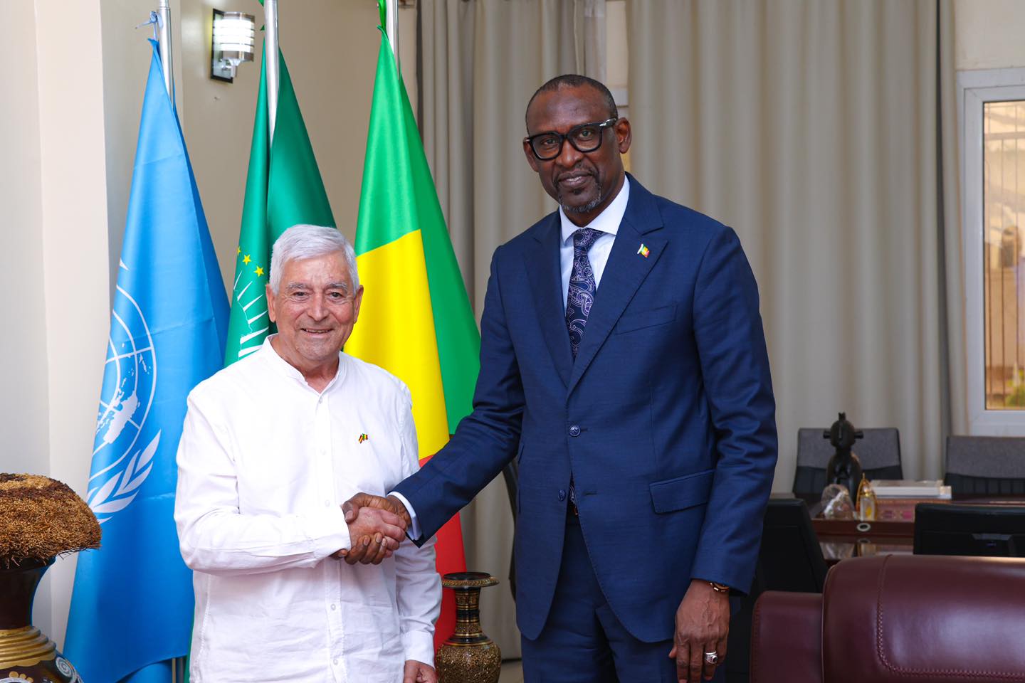 Diplomatie : Le Consul honoraire du Mali à Palma de Majorque reçu par le ministre Abdoulaye Diop