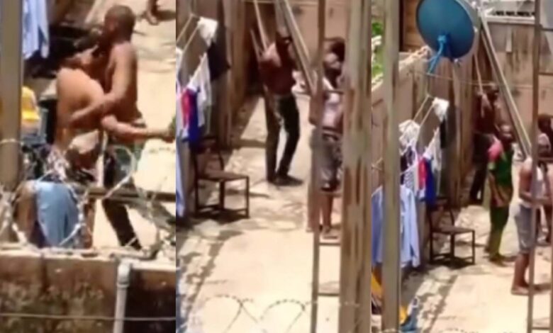 Vidéo: 2 hommes m€urent après une bagarre suite à une dispute entre leurs épouses