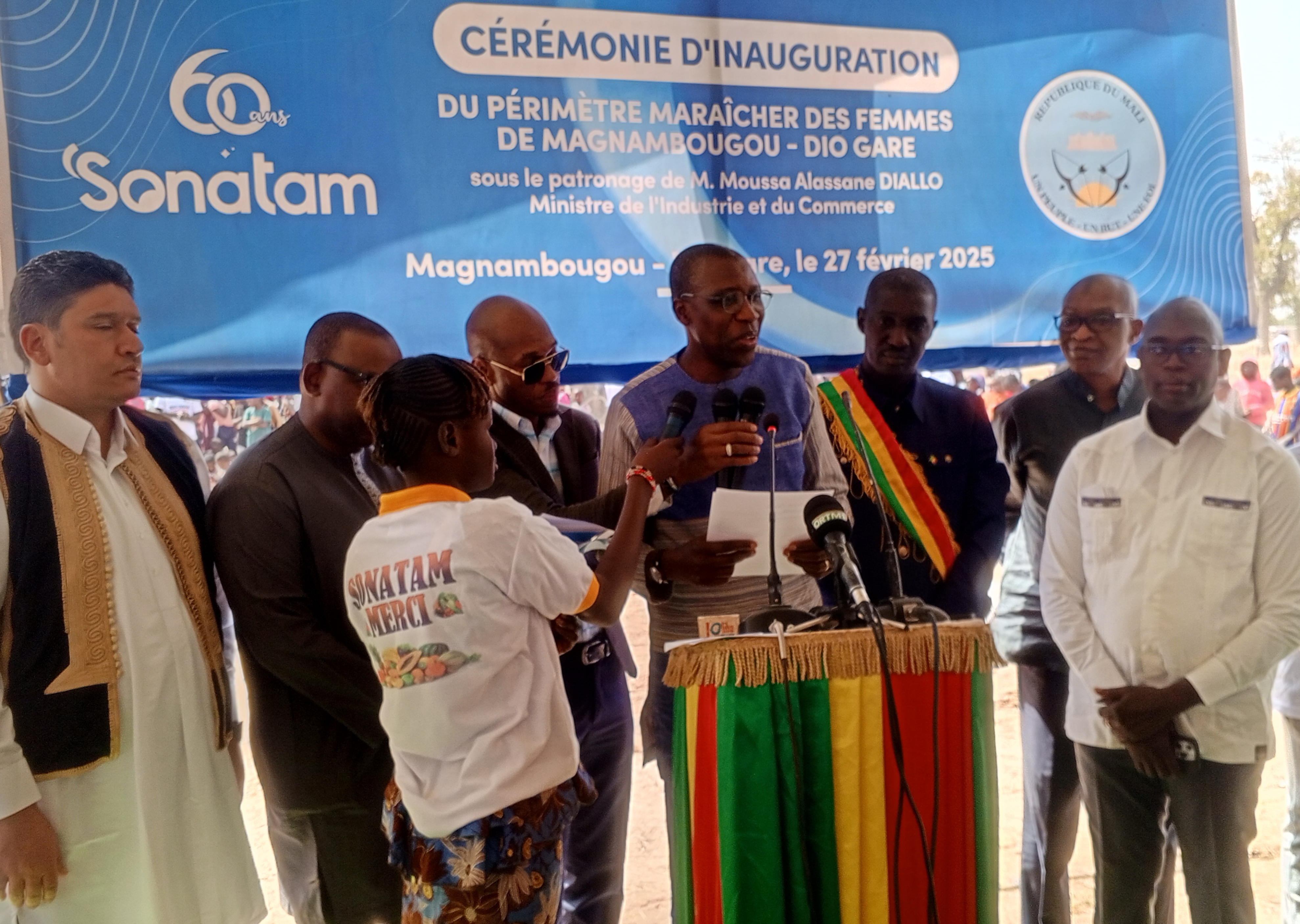 Autonomisation des femmes : la SONATAM offre un périmètre maraîcher aux femmes de Magnambougou-Dio Gare