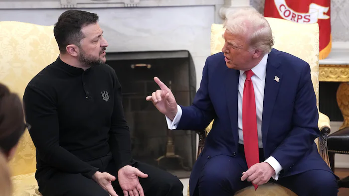 Trump met brusquement fin à sa rencontre avec Zelensky à la Maison Blanche après un échange houleux