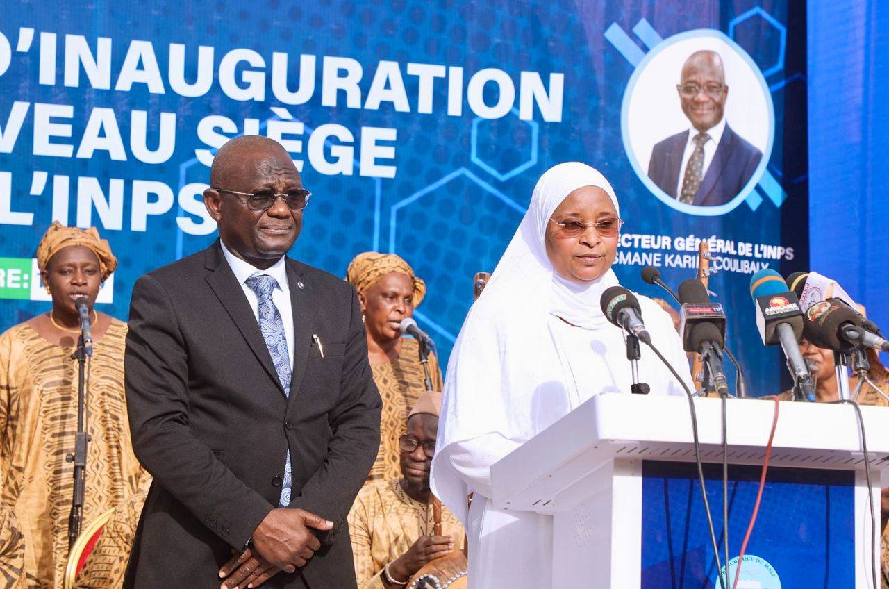 Inauguration du nouveau Siège de l’INPS à l’ACI2000 : Discours de madame le ministre de la Santé et du Développement, le médecin Colonel Assa Badiallo TOURÉ