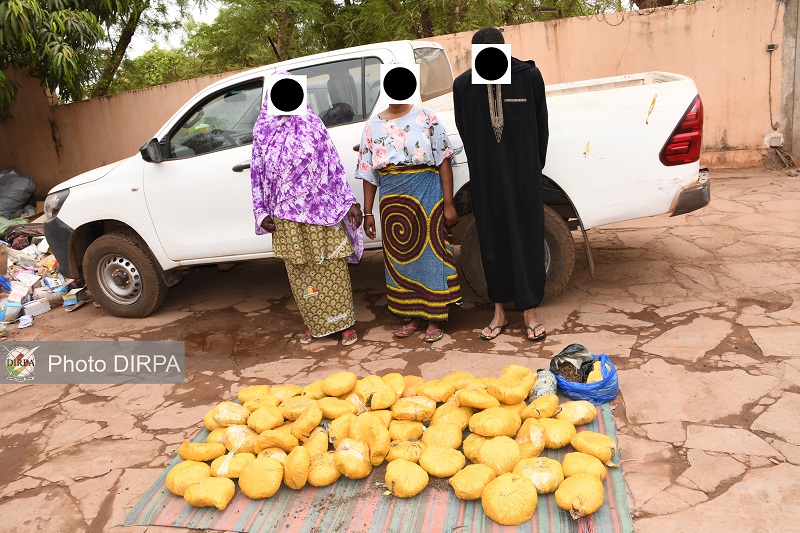 OCS Rive Droite de Bamako : la saisie de 75 boules de Kusch par l'antenne OCS