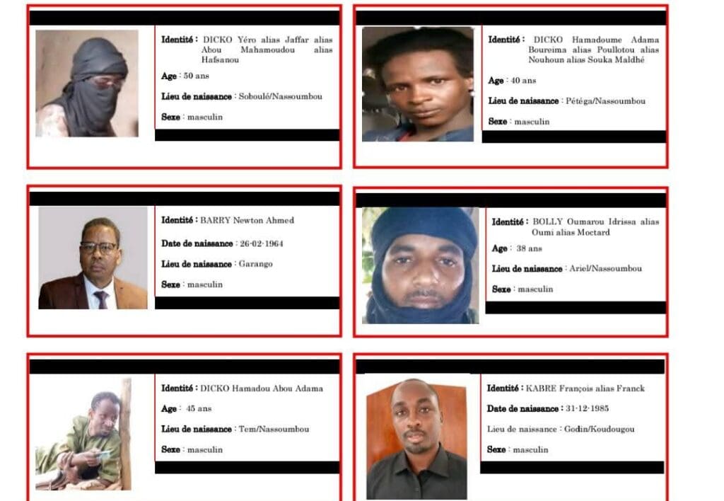 Burkina: 32 personnes recherchées pour des faits liés au terrorisme