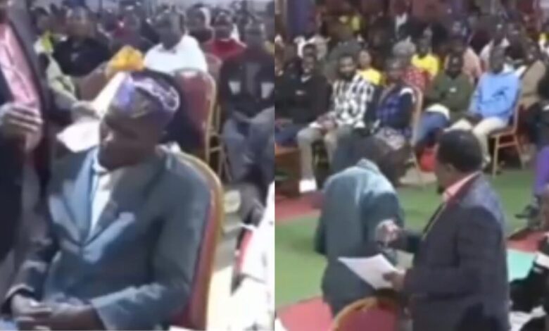 Un pasteur gifle un fidèle endormi pendant le culte : vidéo