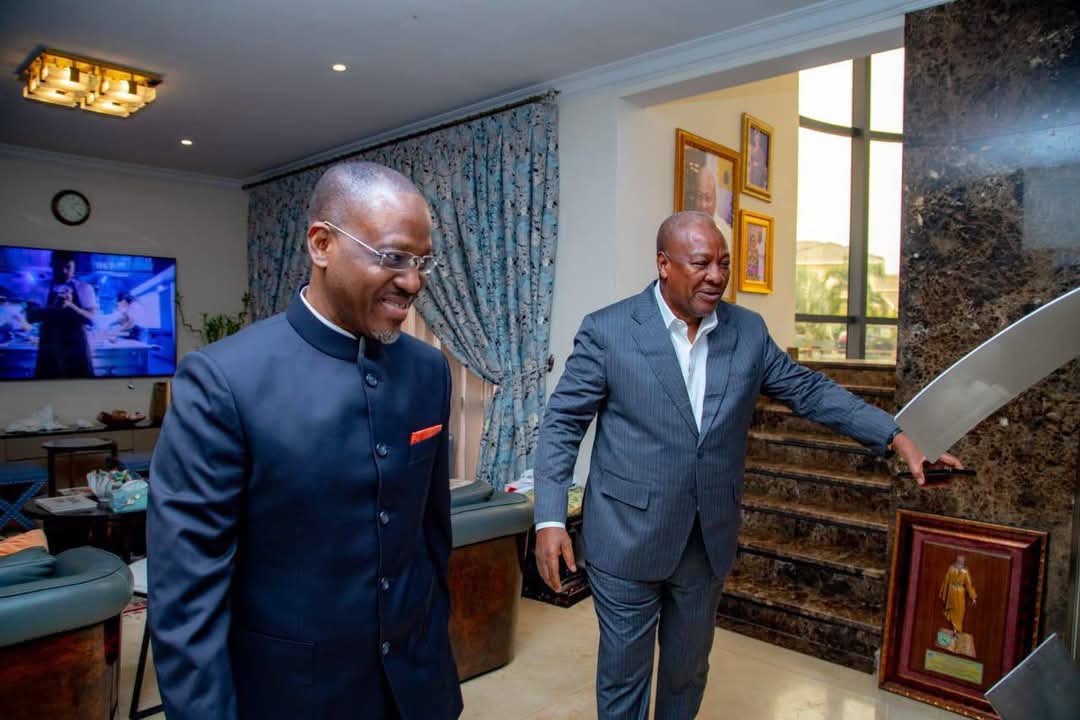 Ghana : Guillaume Soro reçu en audience par le président John Dramani Mahama