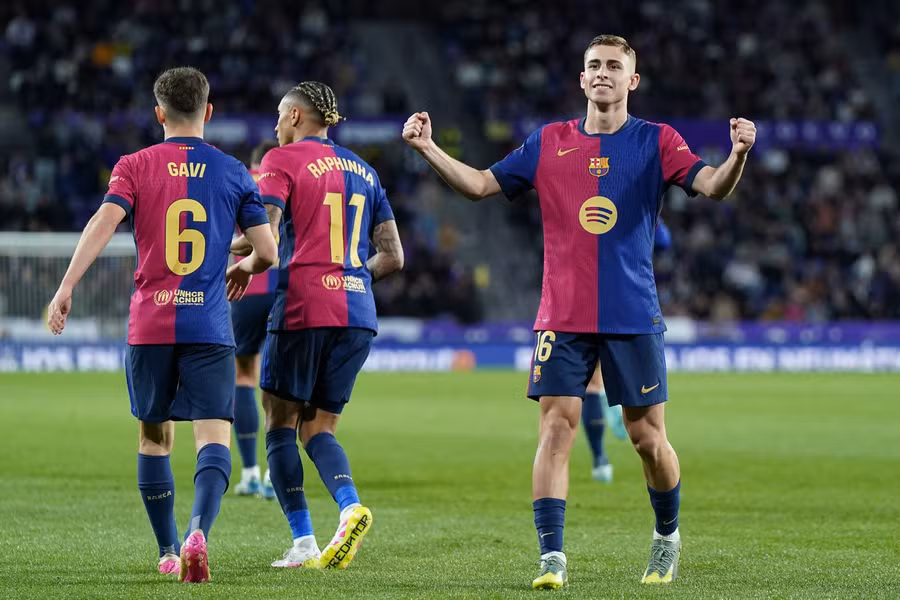 La Liga: Le FC Barcelone s'impose grâce à ses remplaçants face à Valladolid et se rapproche du titre