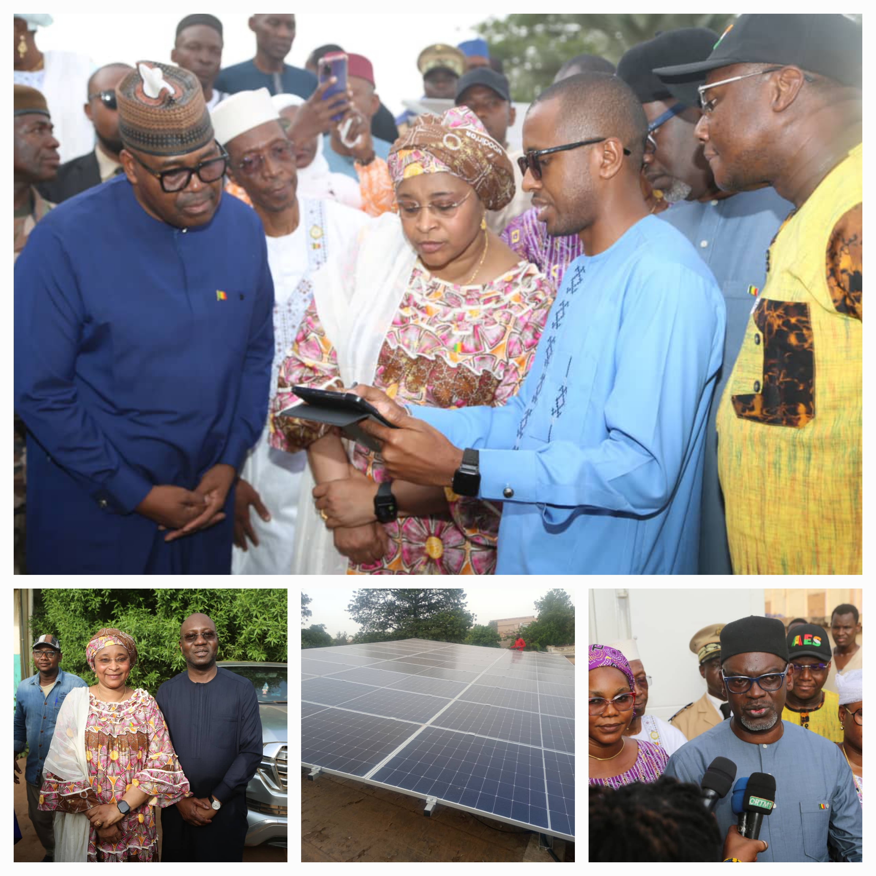 Installation d’équipements solaires au centre de Santé de Référence (CSRéf) de la Commune II : L’électrification des structures de santé par le Président de la transition se poursuit