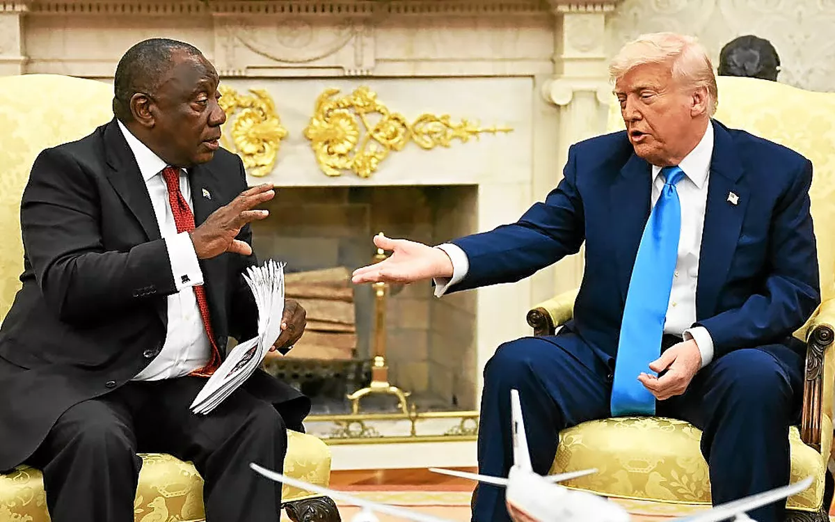 En plein Bureau ovale, la rencontre Trump-Ramaphosa vire à la confrontation