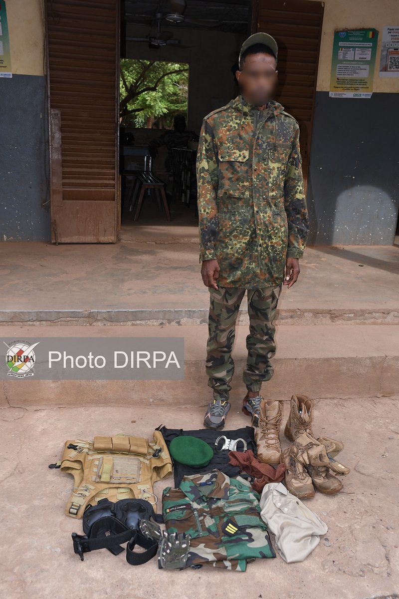 Arrestation d'un faux militaire grâce à la vigilance des citoyens