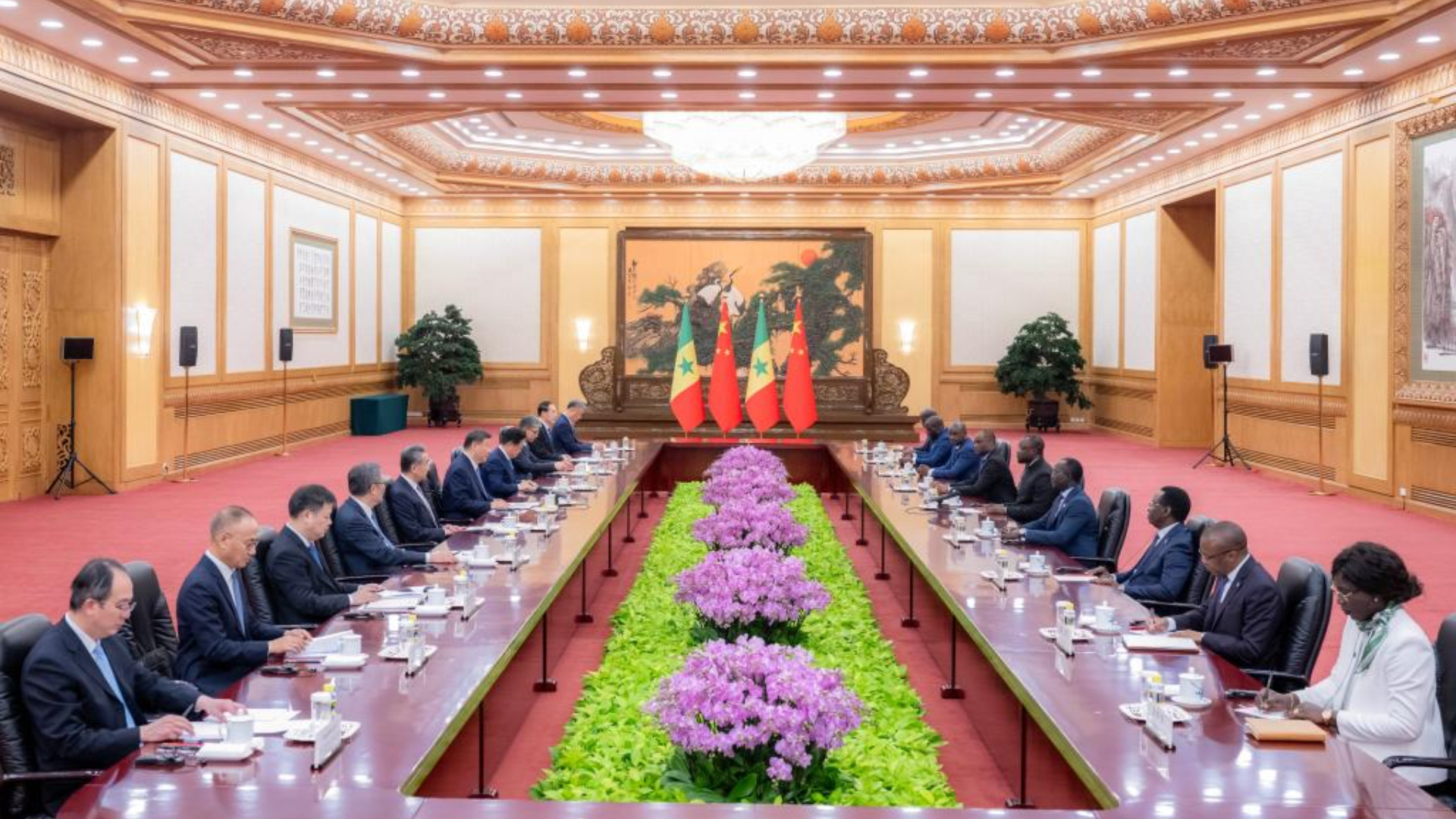 Xi Jinping rencontre le Premier ministre sénégalais