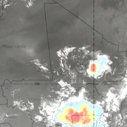 Alerte aux intempéries : Prévisions d'orages et précipitations pour Bamako et plusieurs régions du sud  