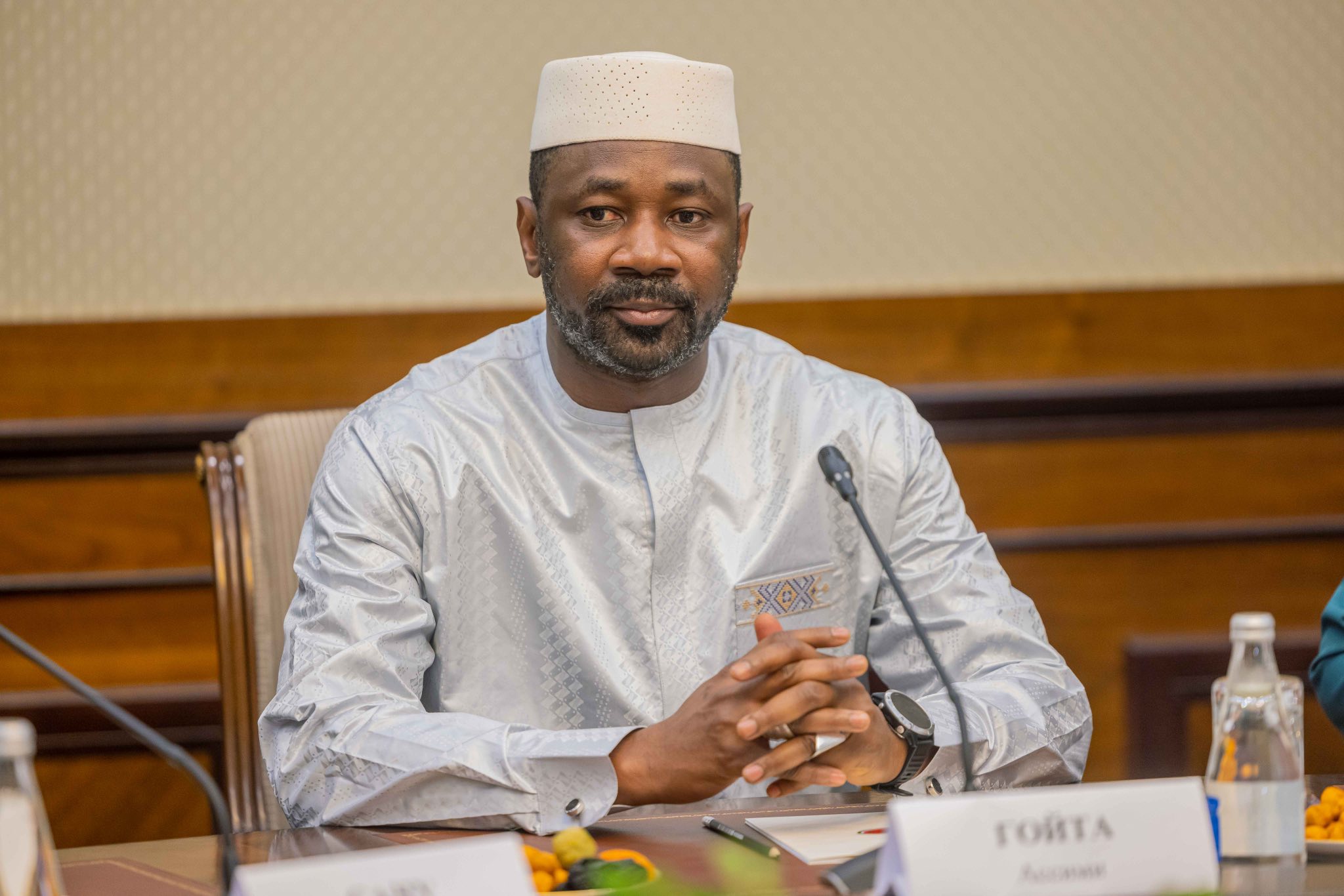 En images, l’interview accordée par le président Assimi Goita à l’ORTM, lors de son séjour en Fédération de Russie.