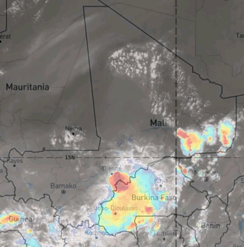 Avertissement Météo : Importantes précipitations prévues sur une large partie du Mali ce lundi soir  