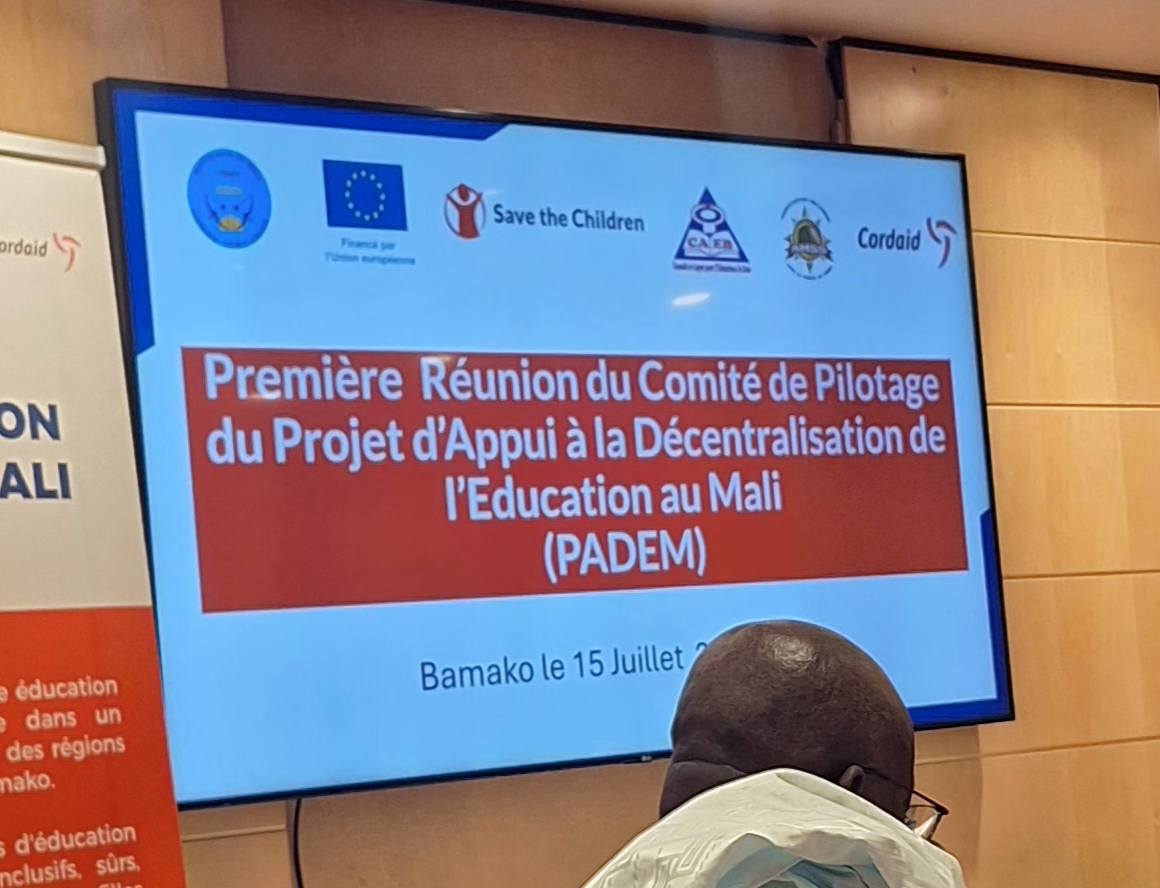 Lancement officiel du comité de pilotage du projet PADEM : Vers une décentralisation accélérée de l'éducation au Mali