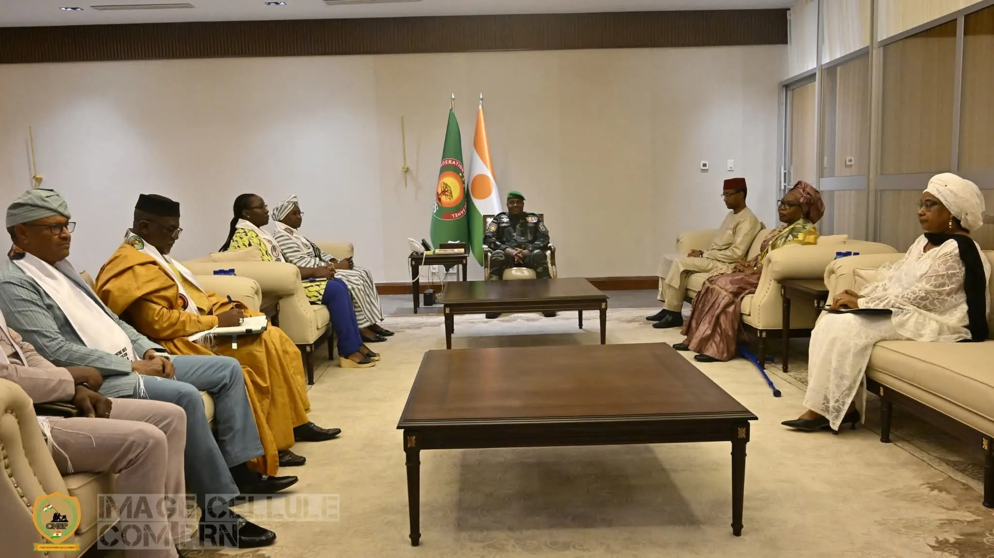 Niamey : Le Président de la République reçoit les ministres de la promotion de la femme de l’AES 