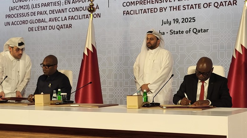 Un espoir de paix : la RD Congo et les rebelles du M23 signent un accord au Qatar
