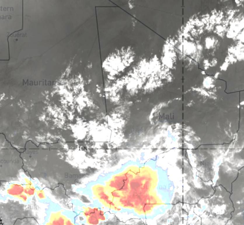 Alerte Météo : Forts orages et pluies attendus cette nuit sur Bamako et le sud du Mali