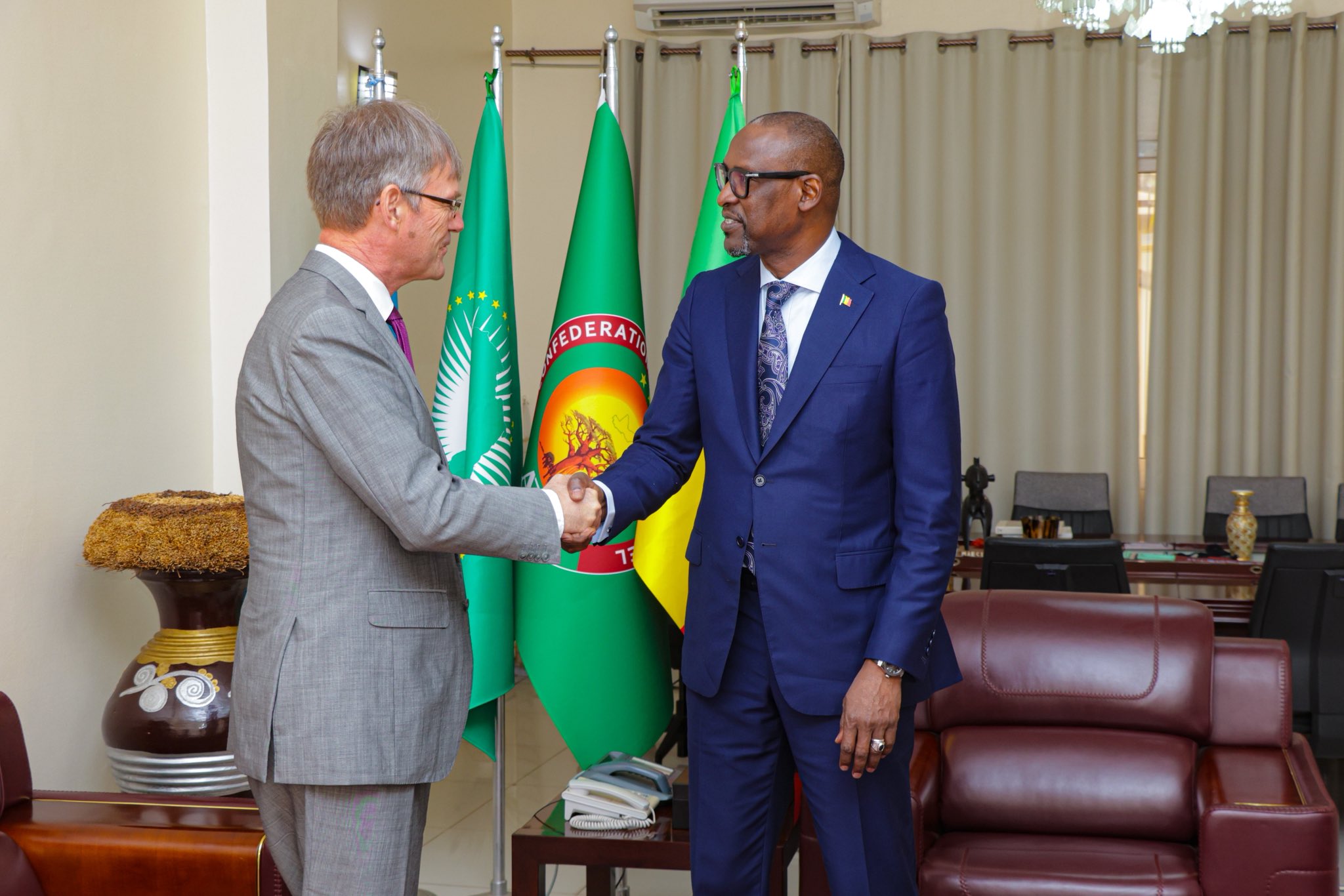 Le Mali a fait ses adieux à Thomas Eckert, l'Ambassadeur de l'Union Européenne. 