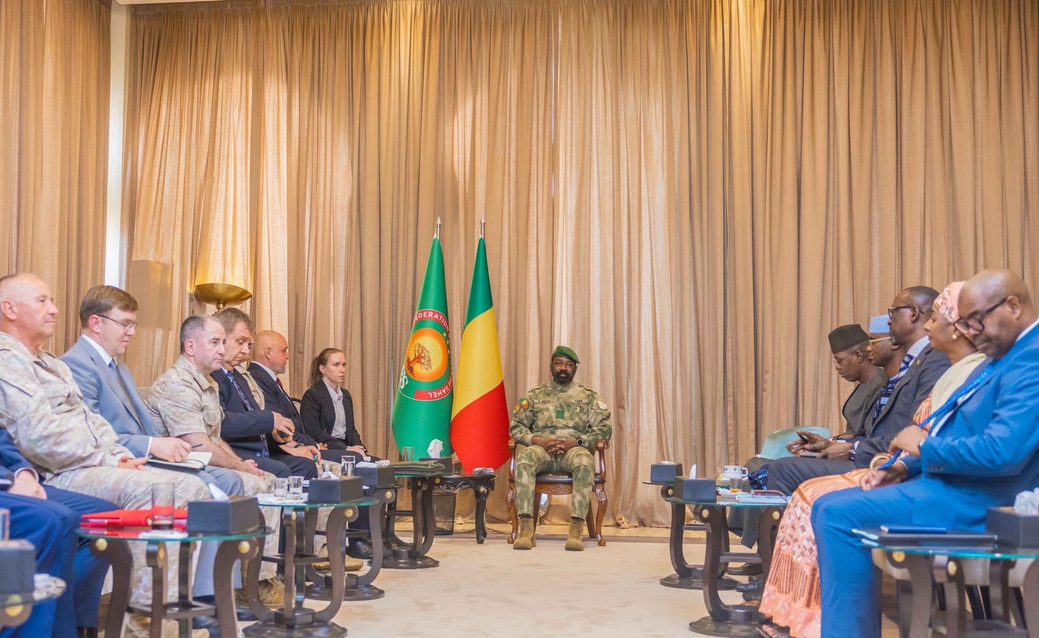 Coopération : Le Président de la Transition reçoit la commission intergouvernementale mixte Mali-Russie