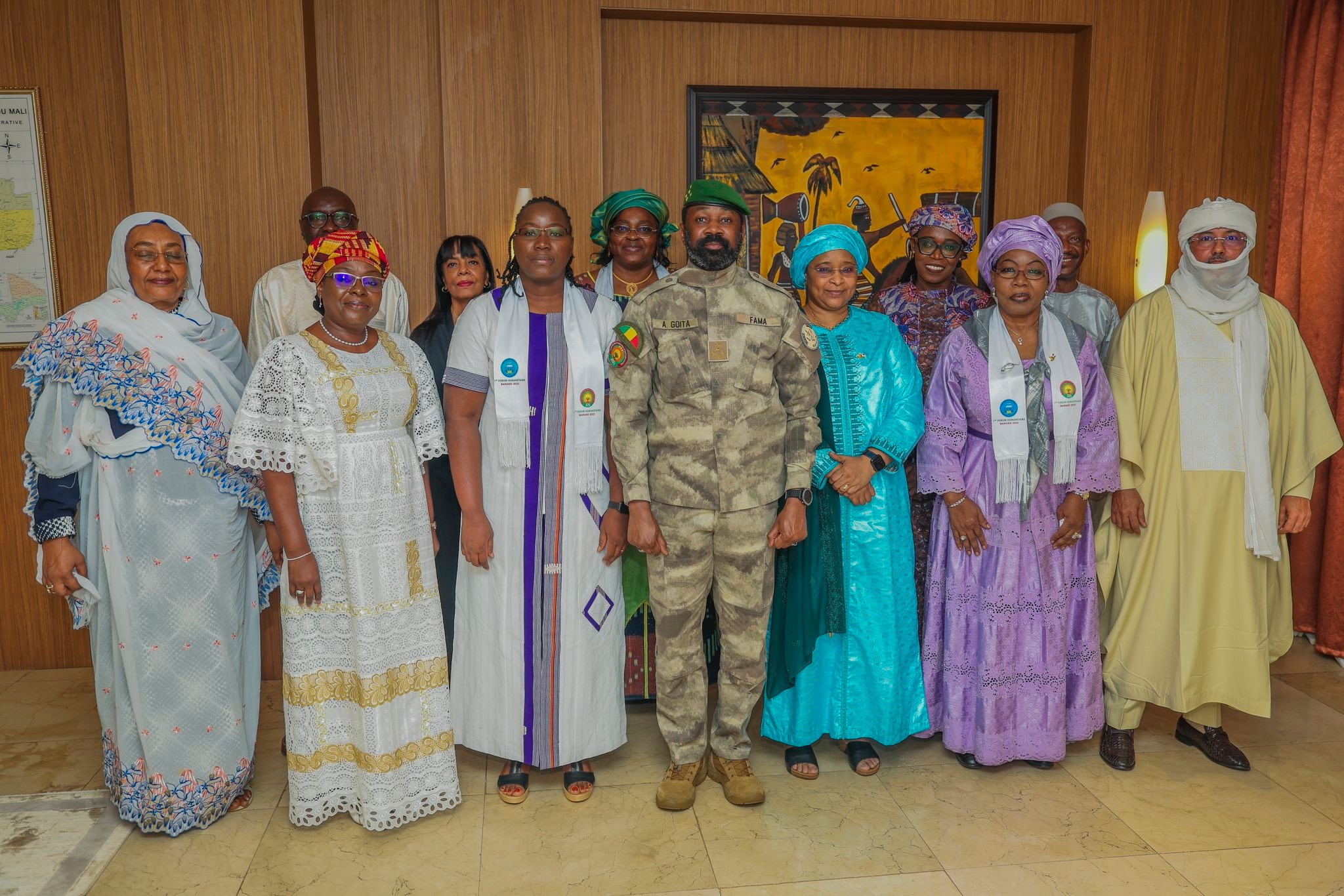 Audience accordée aux ministres en charge de l’action humanitaire de l’AES