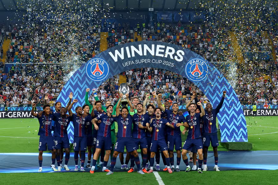 Le Paris Saint-Germain renverse Tottenham et remporte la Supercoupe d'Europe aux tirs au but