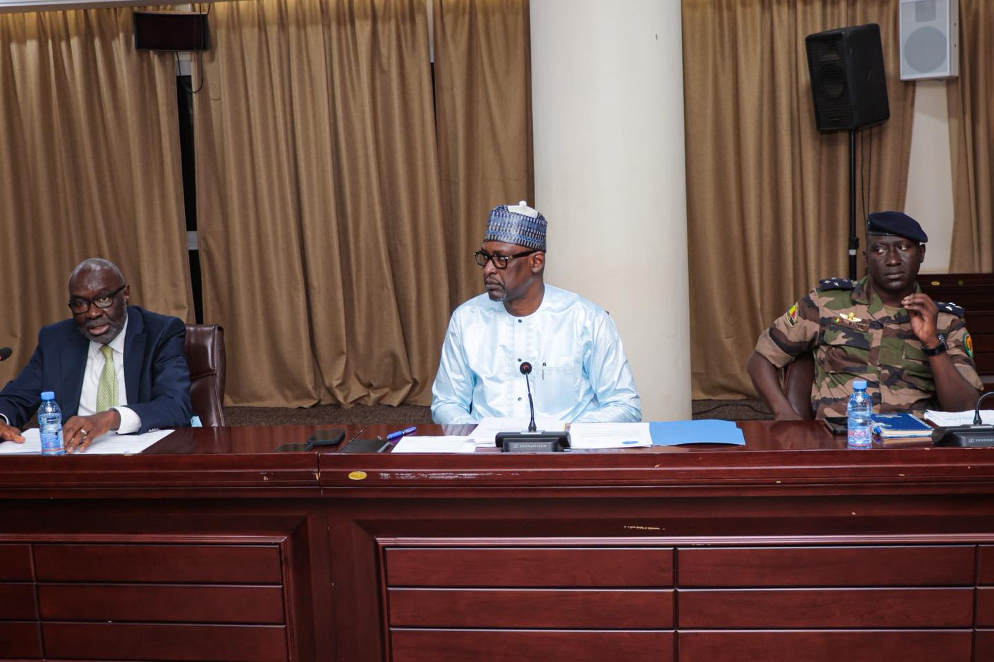 La réunion sur la consolidation de la paix au Mali coprésidée par les ministres Diop et Wagué