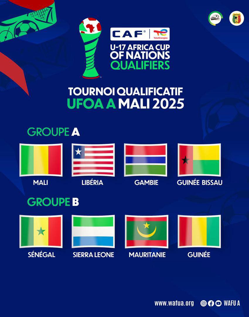 CAN U17 : Le Mali face à un défi de taille au tournoi UFOA-A