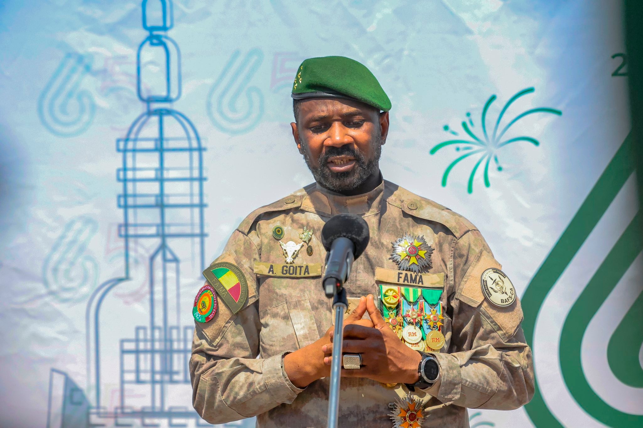 65 ans d'indépendance : le Président Goïta appelle à l'unité et salue la montée en puissance des FAMa